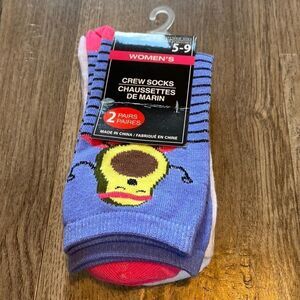 NEW 2-pack Woman’s Fashion Avocado Cardio & Polka Dot Socks